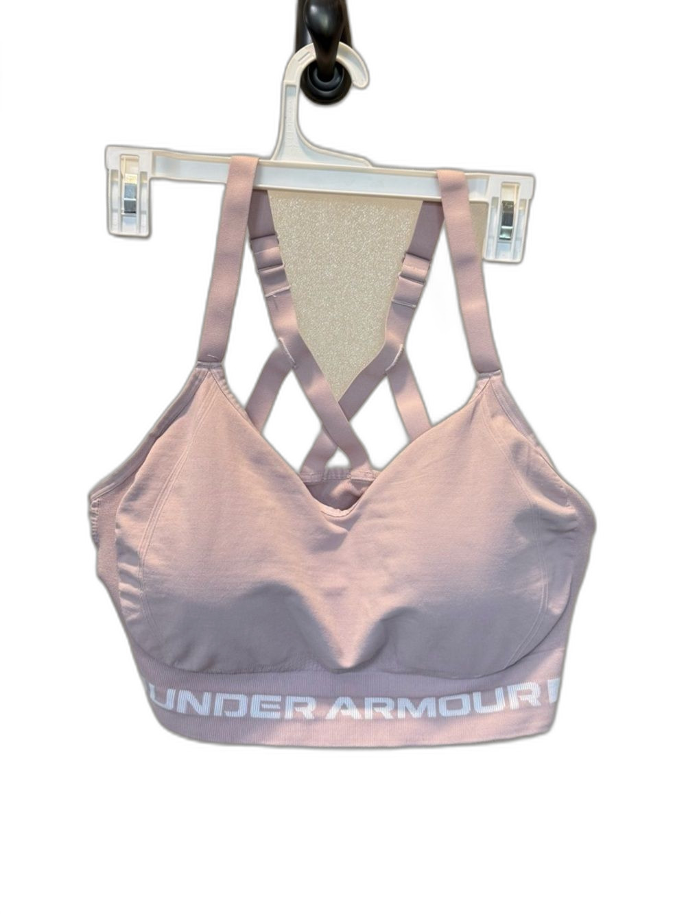 Under Armour Pale Pink Crisscross Sports Bra 2X